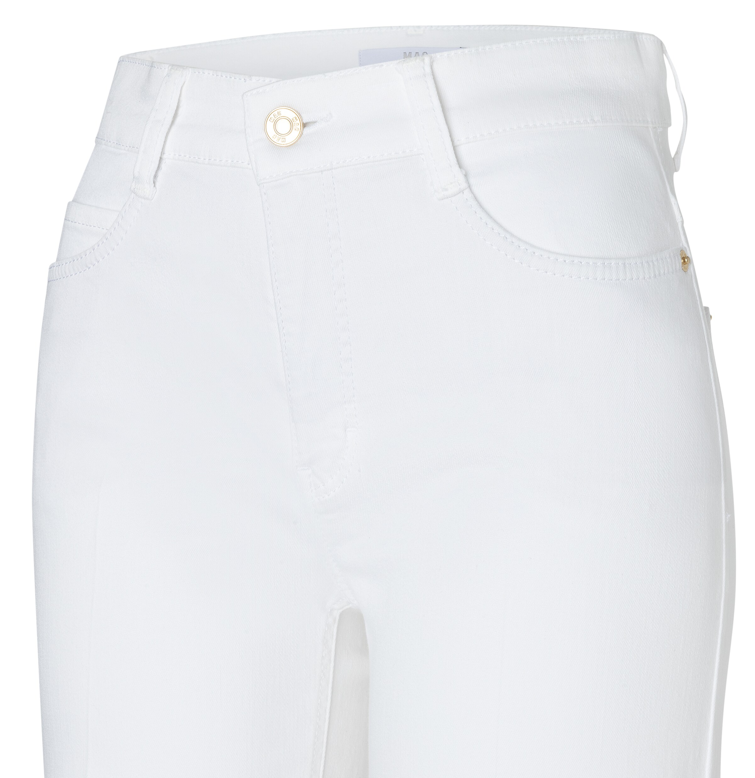 MAC Wide Leg Jeans in Weiß