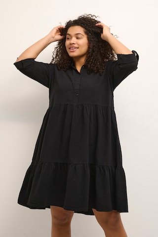 KAFFE CURVE Dress 'Nana' in Black: front