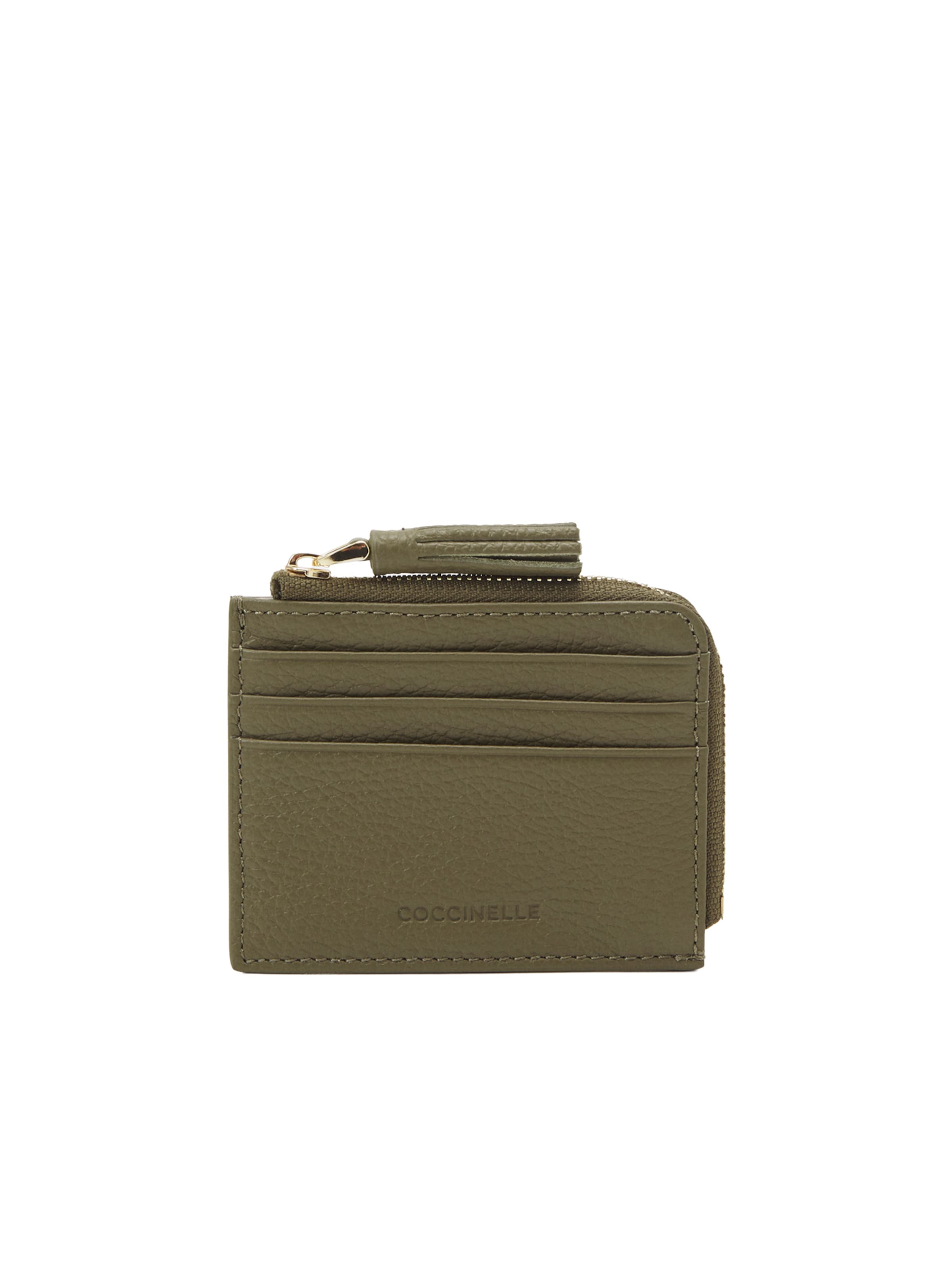 Coccinelle Portemonnaie in Grün: Vorderseite