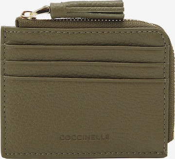 Coccinelle Portemonnaie in Grün: Vorderseite