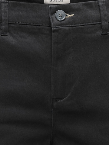 Only & Sons Regular Pants 'ONSSaul' in Black