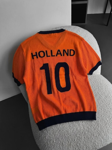 Kleidermafia T-shirt i orange