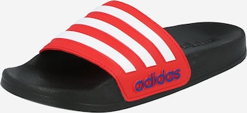ADIDAS PERFORMANCE أحذية للشواطئ 'Adilette' بـ أحمر: الأمام