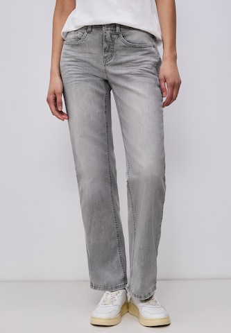 STREET ONE Regular Jeans in Grey: front