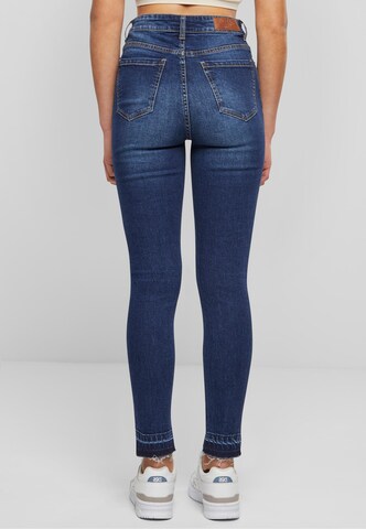 Urban Classics Slimfit Jeans in Blauw