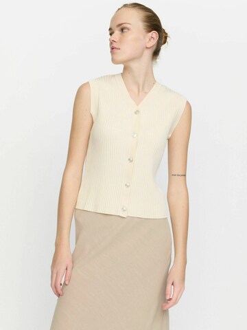 Gilet 'Sunva' di Soft Rebels in beige: frontale