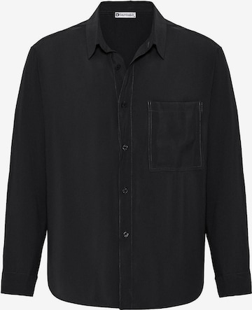 juoda Dandalo Patogus modelis Marškiniai: priekis