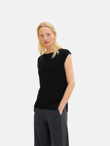 TOM TAILOR Pullover in Schwarz