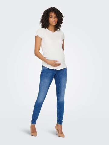 Skinny Jean 'Blush' Only Maternity en bleu