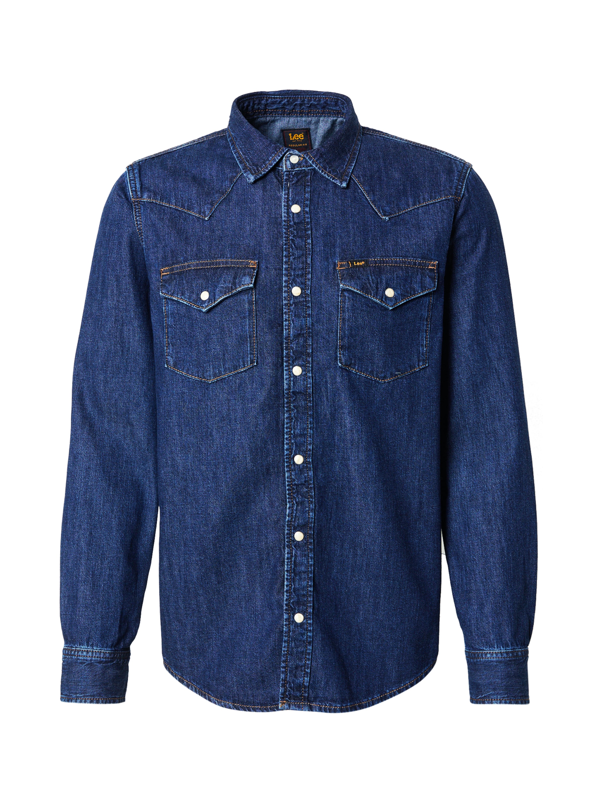 Regular fit Cămașă 'Western' de la Lee pe albastru: față