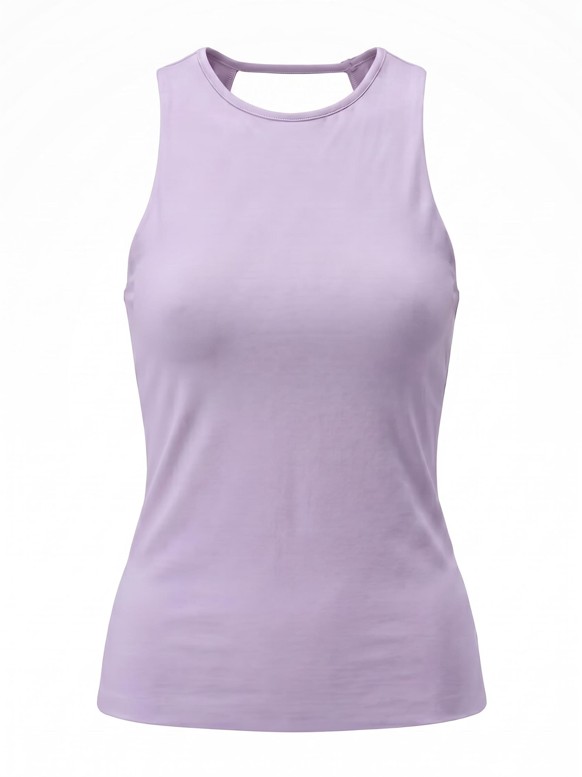LOTUSCRAFTS Sports Top 'ALA Tank Tee' in Purple: front