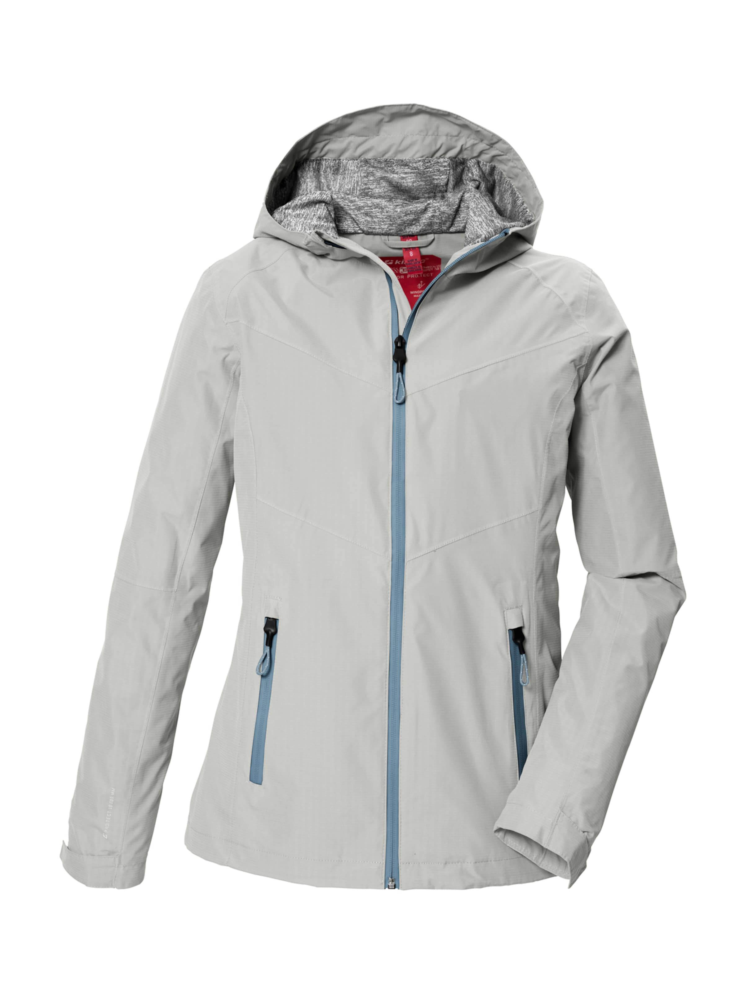 KILLTEC Външно яке 'KOS 252' в сиво: отпред