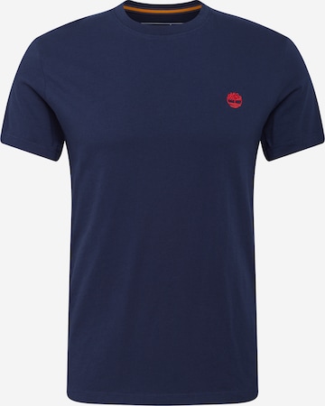 T-Shirt TIMBERLAND en bleu : devant