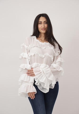 CHERRY KOKO Blouse in Wit