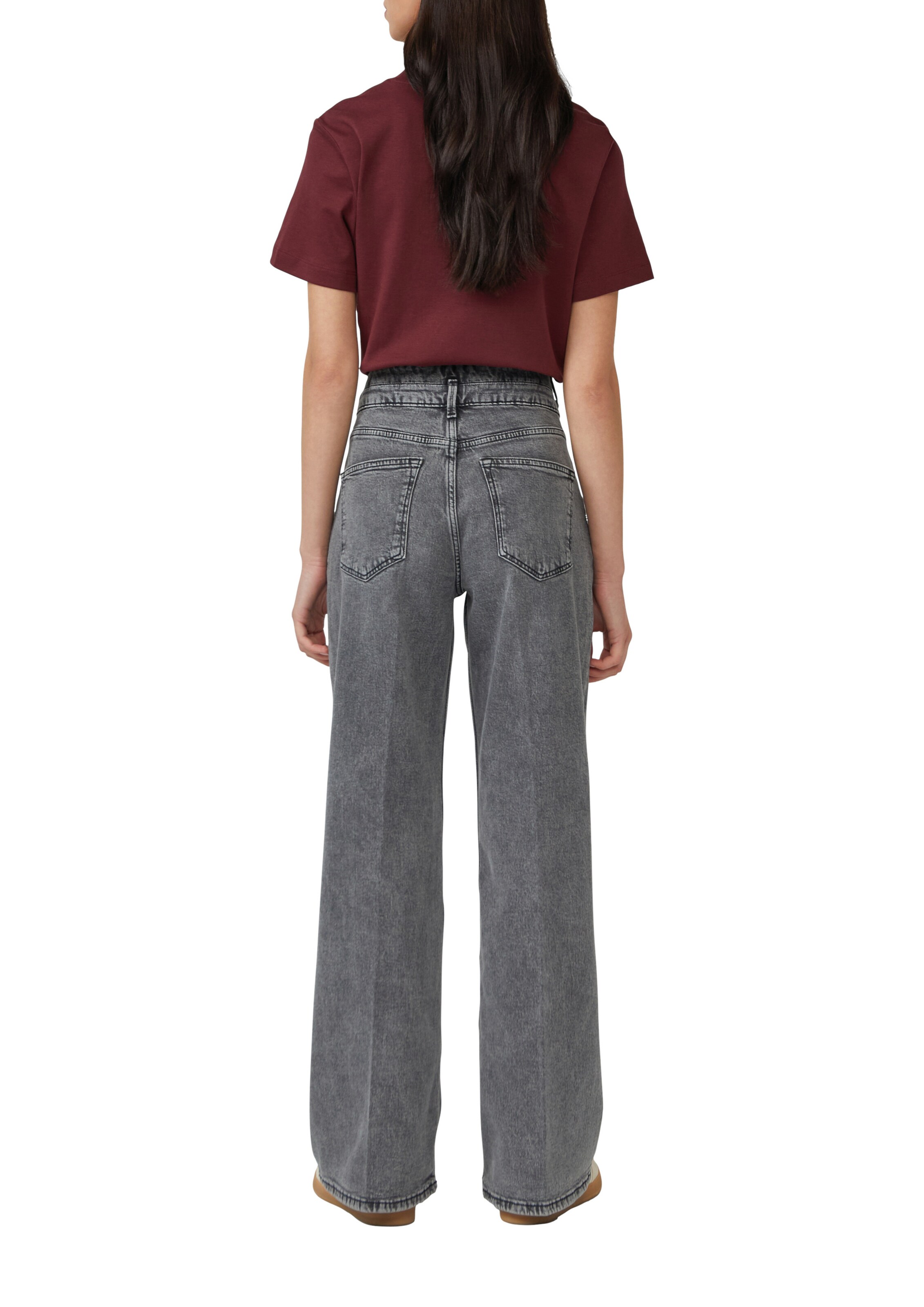 s.Oliver Wide leg Τζιν 'Suri' σε γκρι