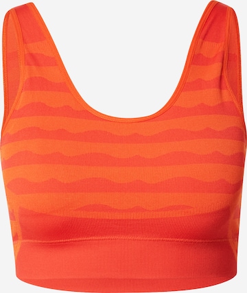 ADIDAS SPORTSWEAR - Soutien Bustier Soutien de desporto 'Marimekko Light-Support Aero' em laranja: frente