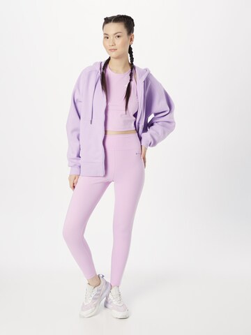 ADIDAS BY STELLA MCCARTNEY Athletic Zip-Up Hoodie in Purple