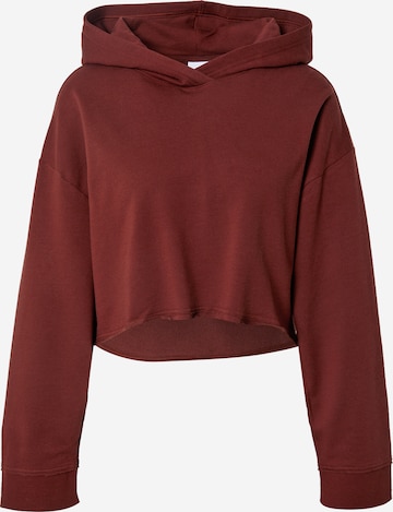 Sweat de sport NIKE en marron : devant