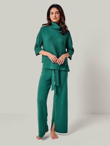 YOU LOOK PERFECT Leisure suit 'LOUNGEWEAR SET  - Pullover Bailey & Pants Bailey' in Green: front