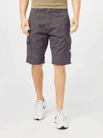 TOM TAILOR Regular Cargoshorts in Grau: predná strana