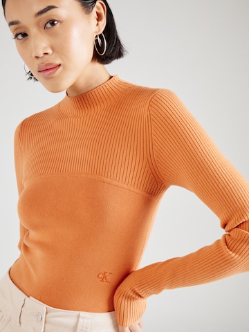 Calvin Klein Jeans Pullover i orange