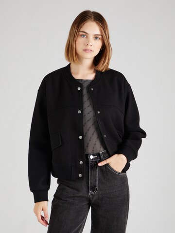Fransa - Chaqueta de entretiempo 'FR BOMBI' en negro: frente