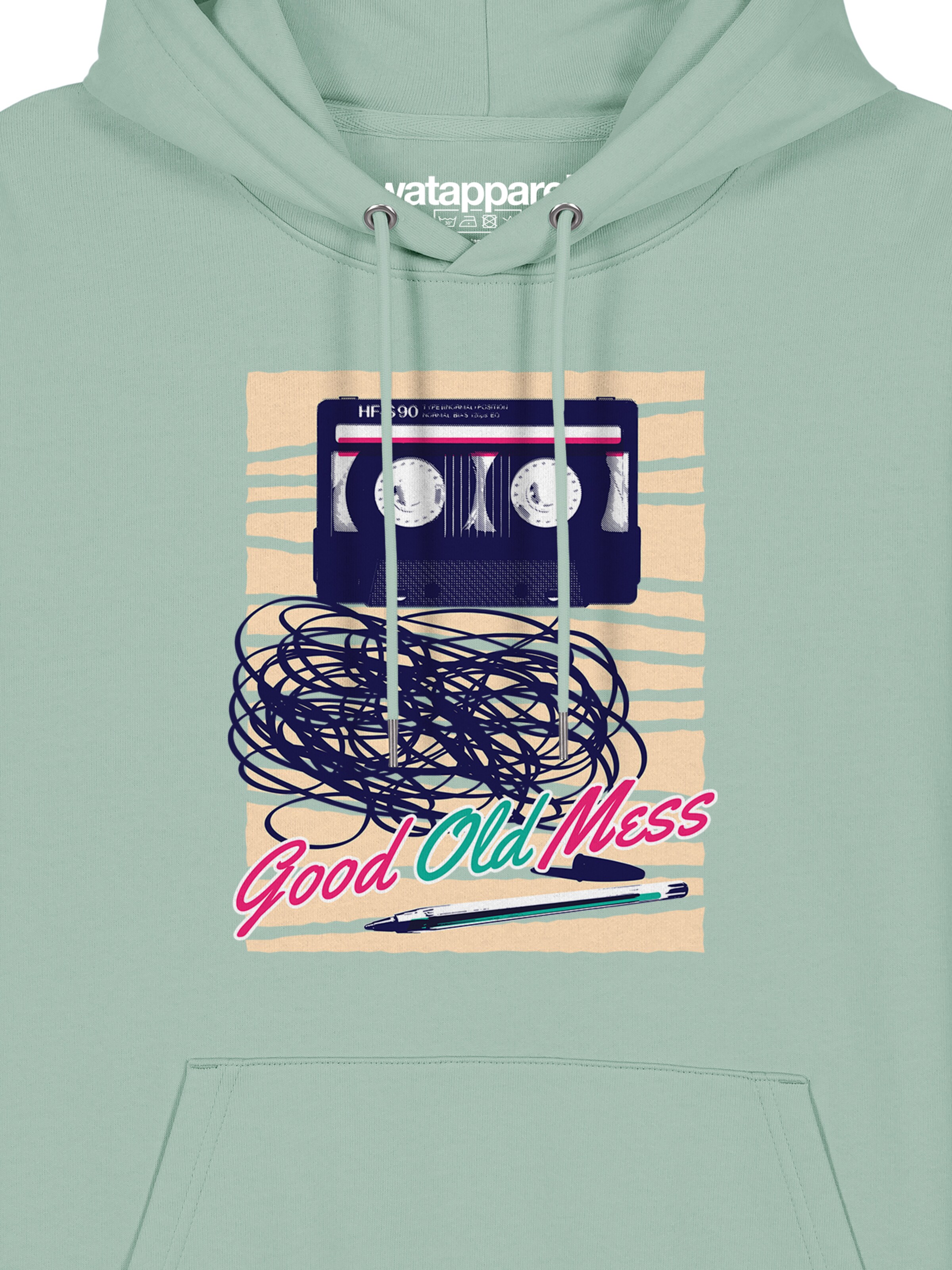 Watapparel Sweatshirt ' Good Old Mess ' in Grün