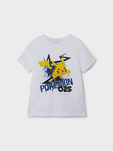 T-Shirt 'NIKHIL POKEMON' NAME IT en blanc