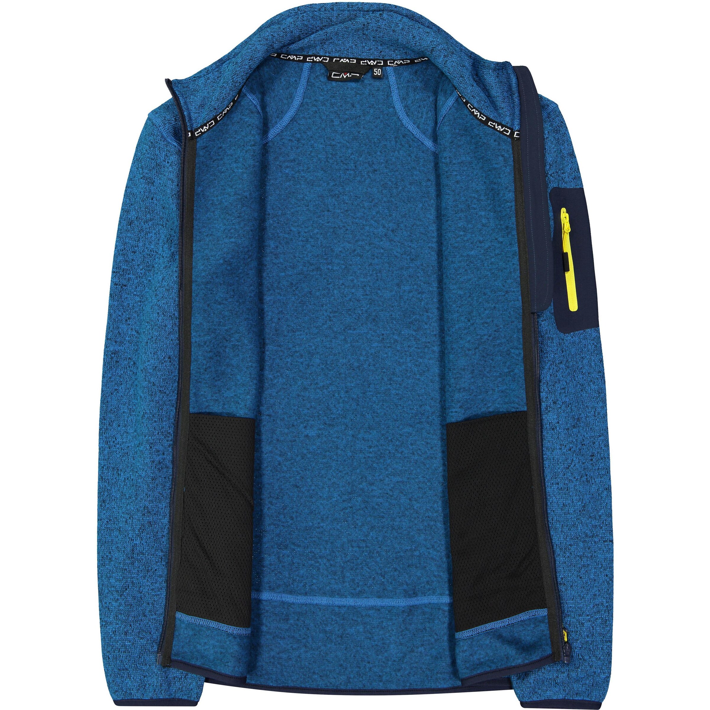 CMP Regular fit Athletic Fleece Jacket in Blue