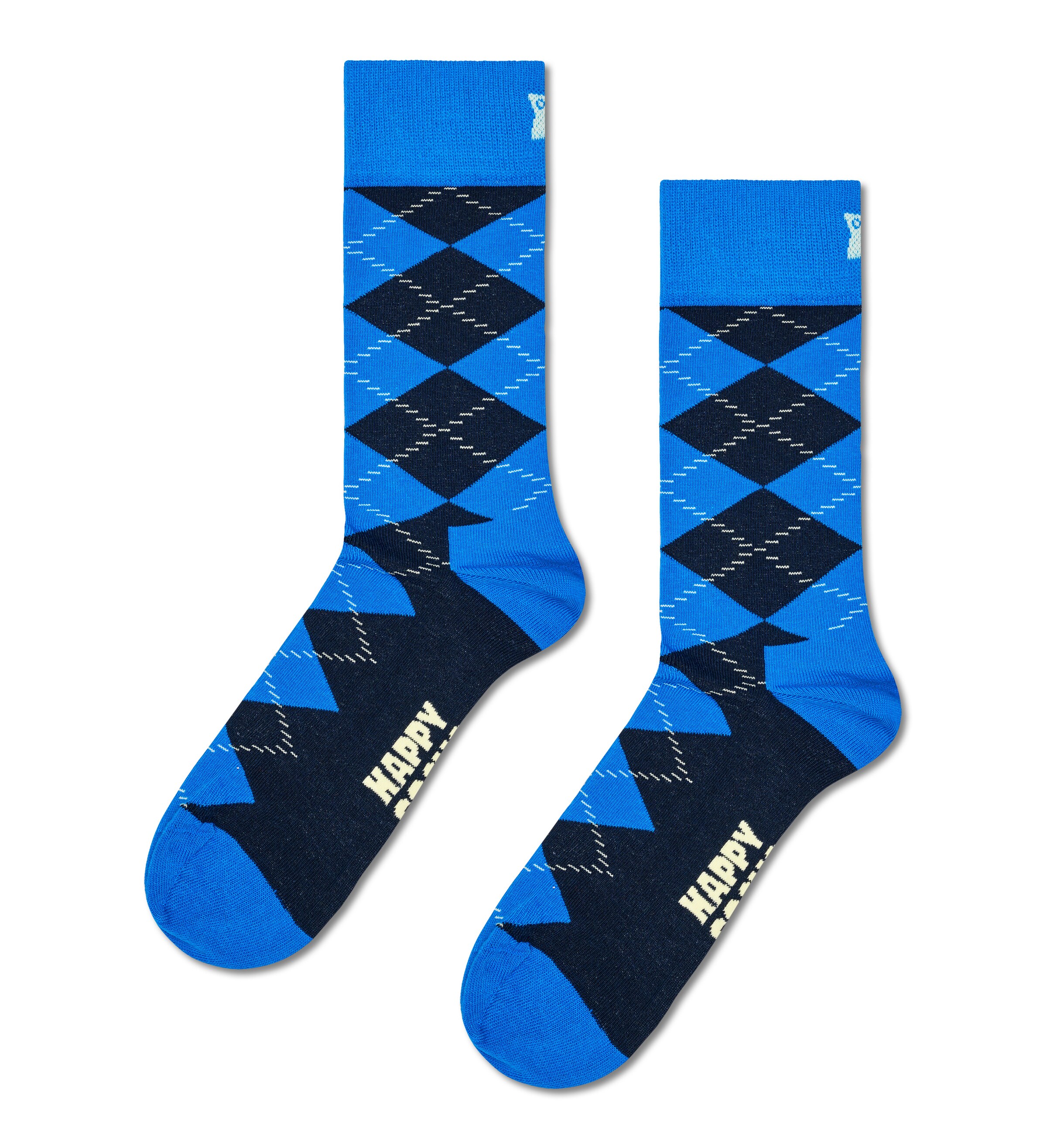 zils Happy Socks Zeķes 'Golf Cart'
