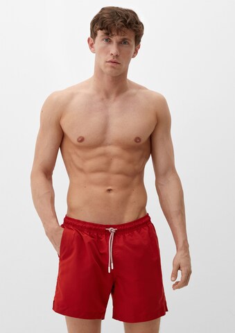 s.Oliver Badeshorts in Rot