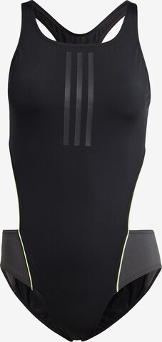 ADIDAS PERFORMANCE Bustier Sportbadeanzug in Schwarz: predná strana