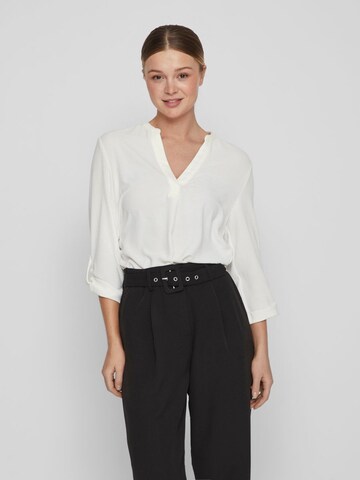 Vila Petite Blouse in Wit: voorkant