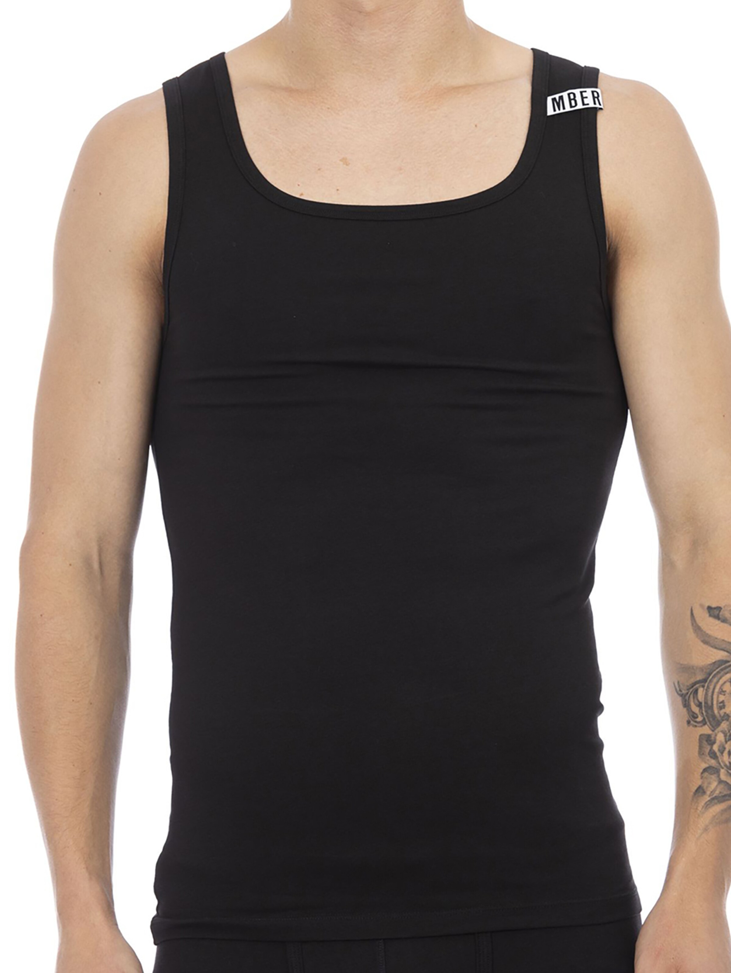 BIKKEMBERGS Undershirt in Black
