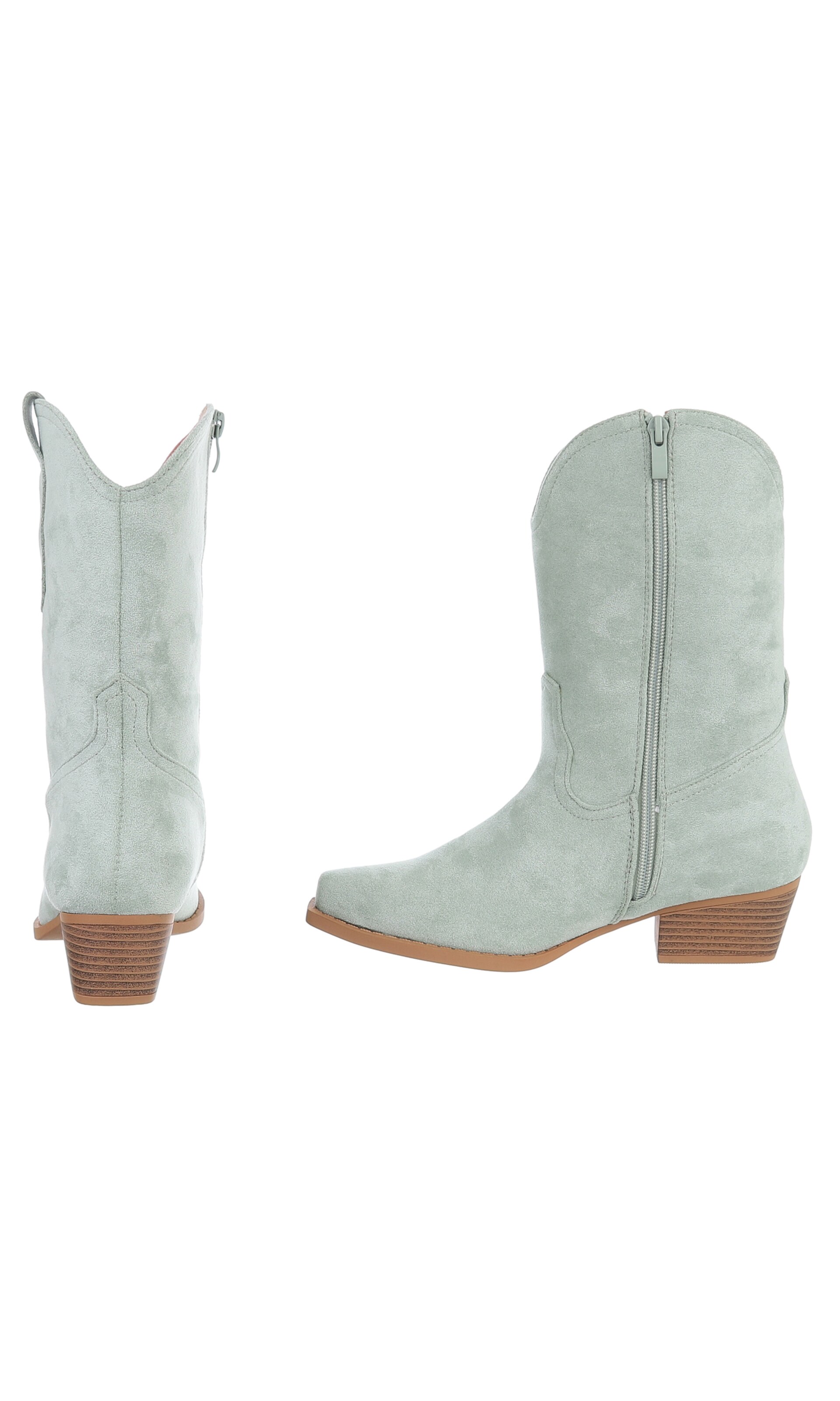 Ital-Design Cowboy Boots in Green