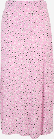 Pieces Petite Skirt 'NYA' in Pink: front