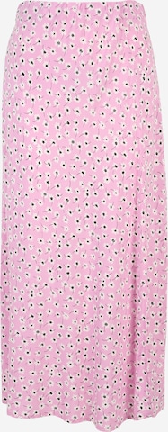 Pieces Petite Skirt 'NYA' in Pink: front