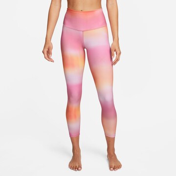 NIKE Skinny Workout Pants in Mixed colors: front