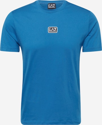 EA7 Emporio Armani - Camisa em azul: frente