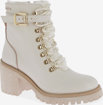 Les Tropéziennes - Botas de tobillo 'Lederstiefeletten von M.belarbi Valentina' en blanco: frente
