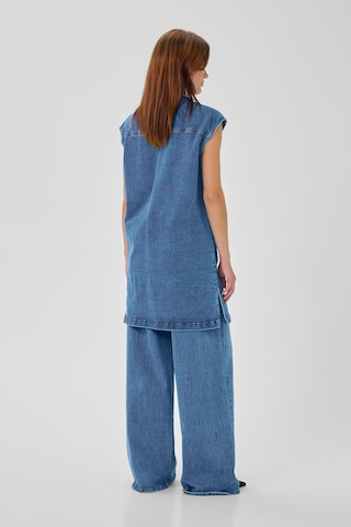 My Essential Wardrobe - Vestidos camiseiros 'MWLeyla' em azul
