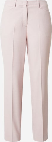 Slimfit Pantaloni cu dungă 'HEDY' de la MORE & MORE pe roz: față