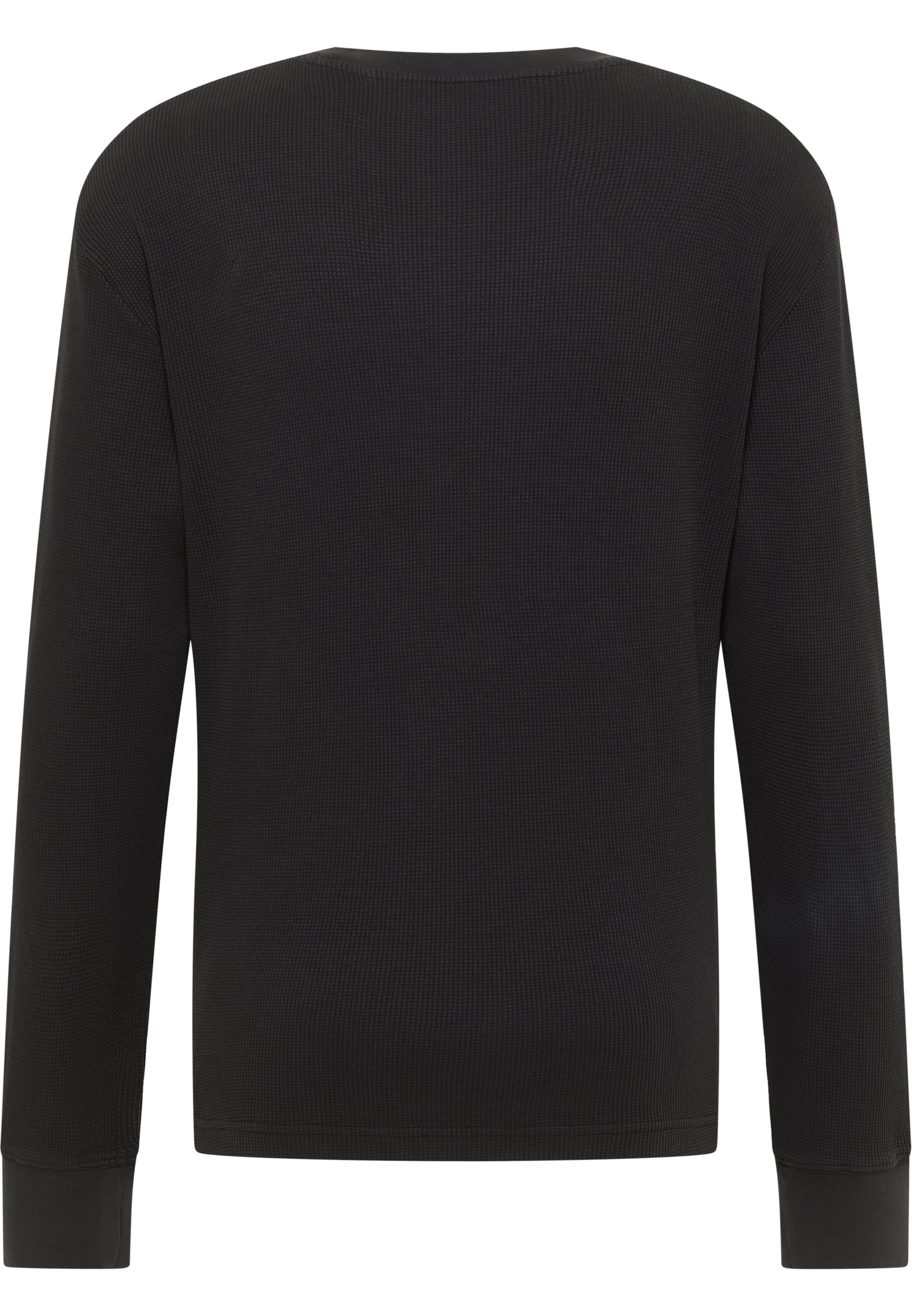 MUSTANG Sweatshirt 'Asheville' in Schwarz