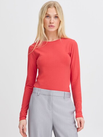 b.young Shirt 'Pamila' in Red: front