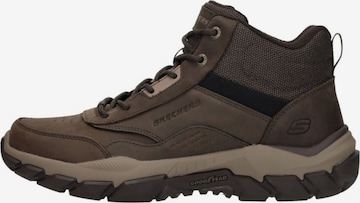 SKECHERS Veterboots 'Skechers Santoro-hopkins' in Bruin: voorkant