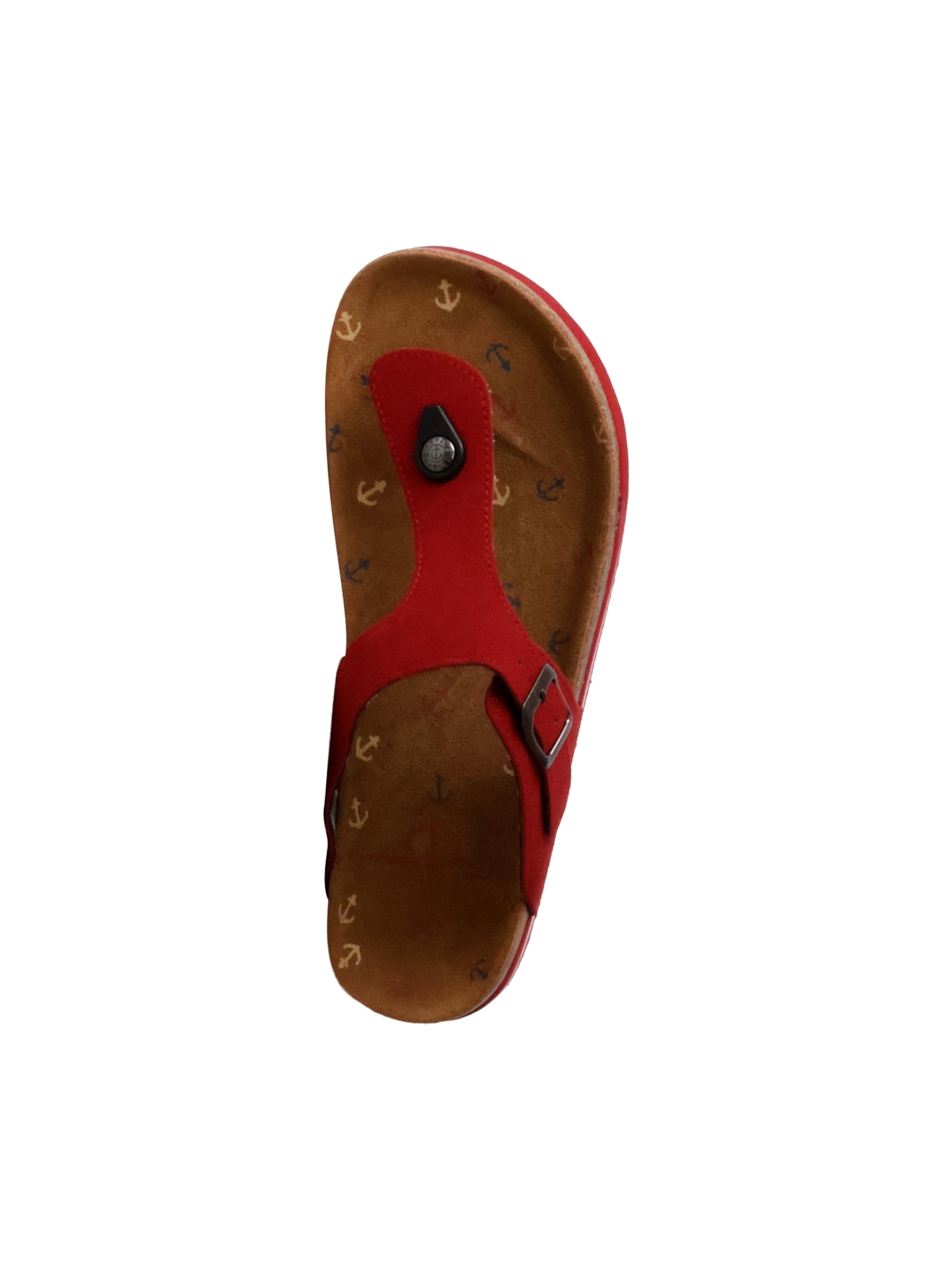 Mule terre de marins en rouge