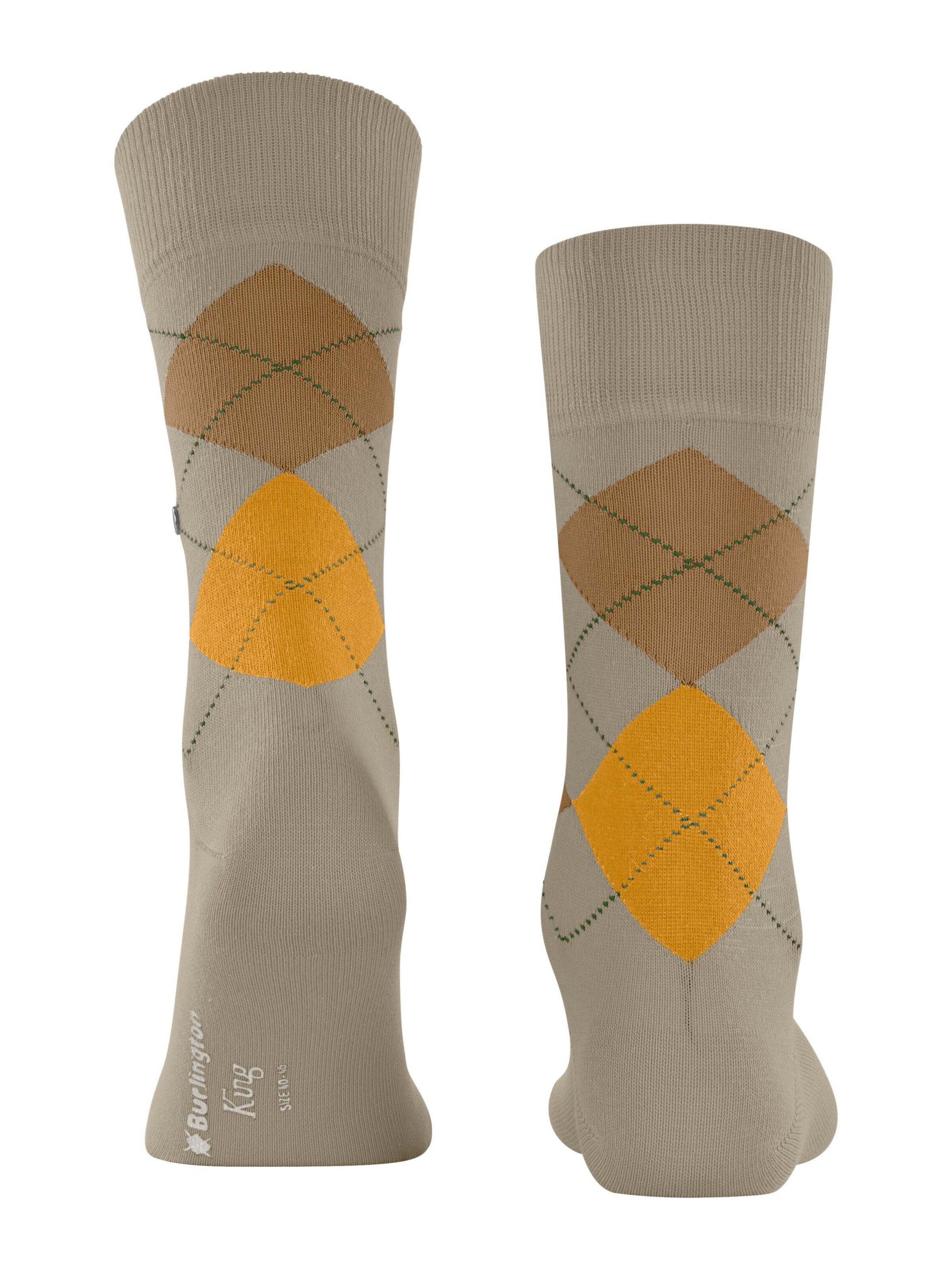 BURLINGTON Socks 'King' in Beige