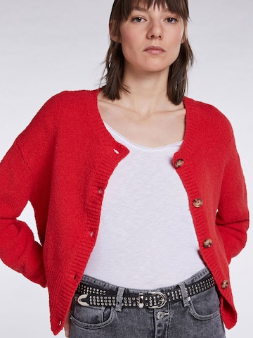 SET Knit Cardigan in Red
