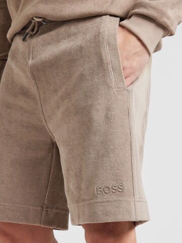 BOSS Regular Broek in Bruin