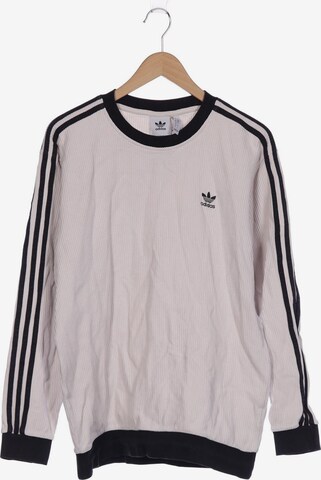 ADIDAS ORIGINALS Sweatshirt & Zip-Up Hoodie in L in Beige: front